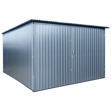 Garaz blaszany 3x5 konstrukcja ocynkowana