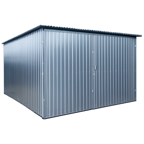 Garaz blaszany 3x5 konstrukcja ocynkowana