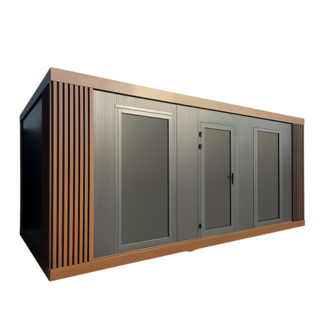 Pawilon z witrynami 6x2,8