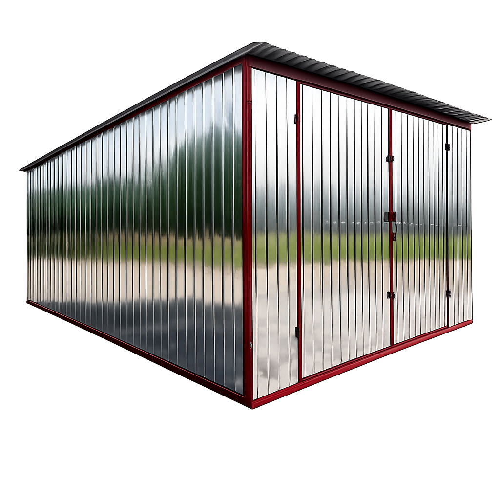 Garaż blaszany 4x6