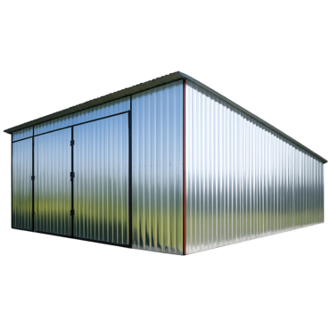 Garaż blaszany 5x6 + drzwi