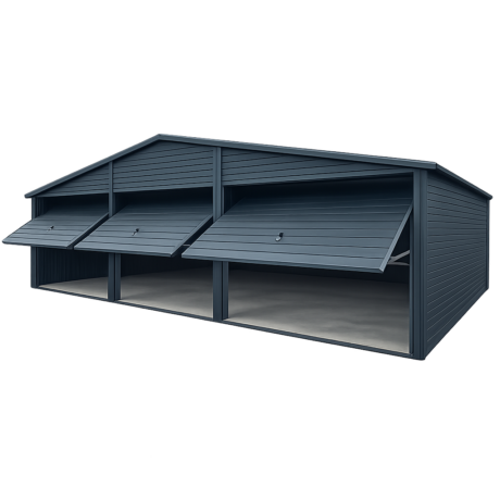Garaż PREMIUM 9x6 grafit