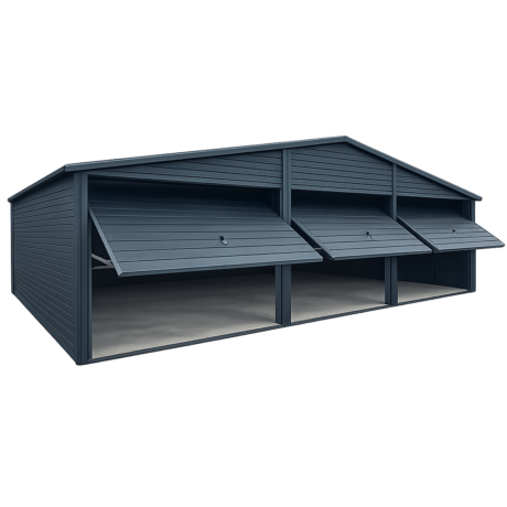 Garaż PREMIUM 9x6 grafit