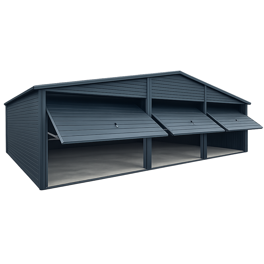 Garaż PREMIUM 9x6 grafit