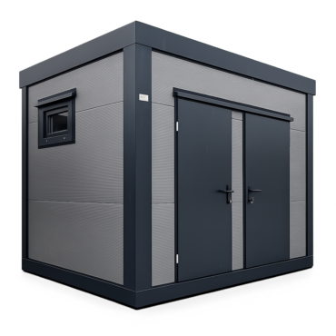 Pawilon sanitarny srebro 3,00x2,00