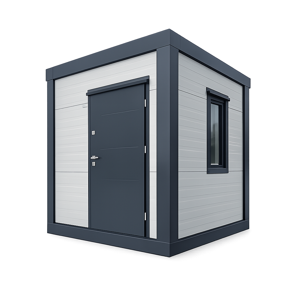 Pawilon biały 2,20x2,00 stróżówka