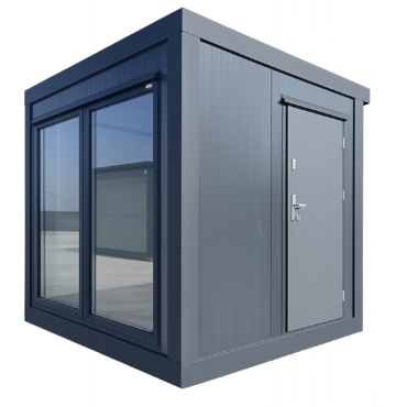 Pawilon biurowo-handlowy grafit 3,24x2,50 m